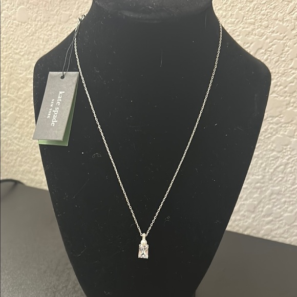 kate spade Jewelry - Kate Spade Silver Pendant Necklace